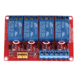 DC5V 4 Channel Red Color Relay Module