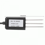 Soil Moisture Sensor T+H+EC RS485 Output Module