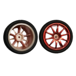 Rubber Tire For Robotic Smart Car 65x27mm