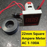 Square Type Amp Meter